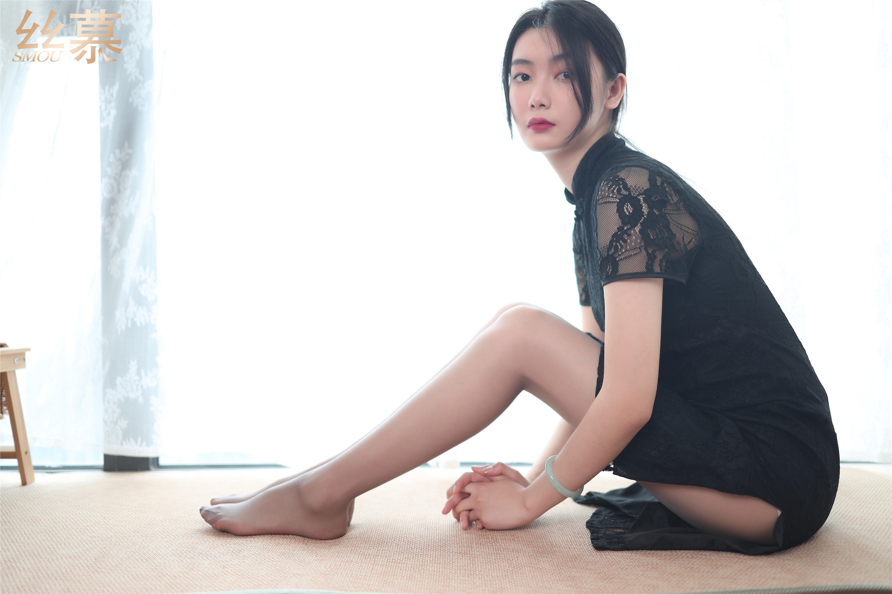 丝慕写真 特写集 TX035 可儿《踩丝茶艺师-可儿》